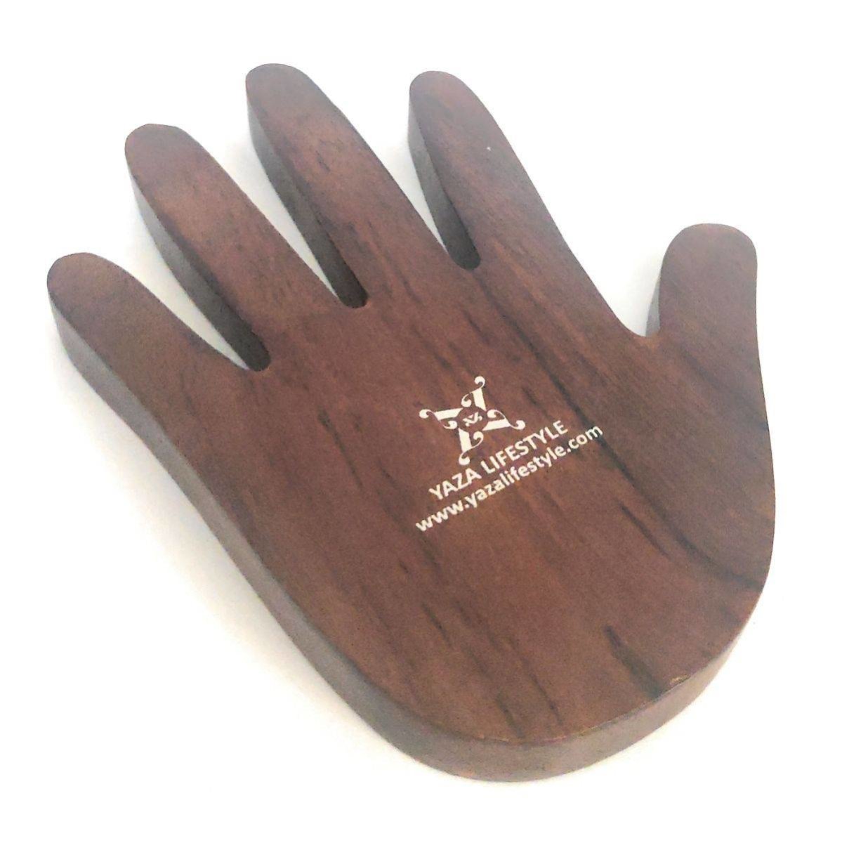 Karma Palm Incense Stick Holder - Wooden Agarbatti & Dhoopbatti Stand | Verified Sustainable by Brown Living™