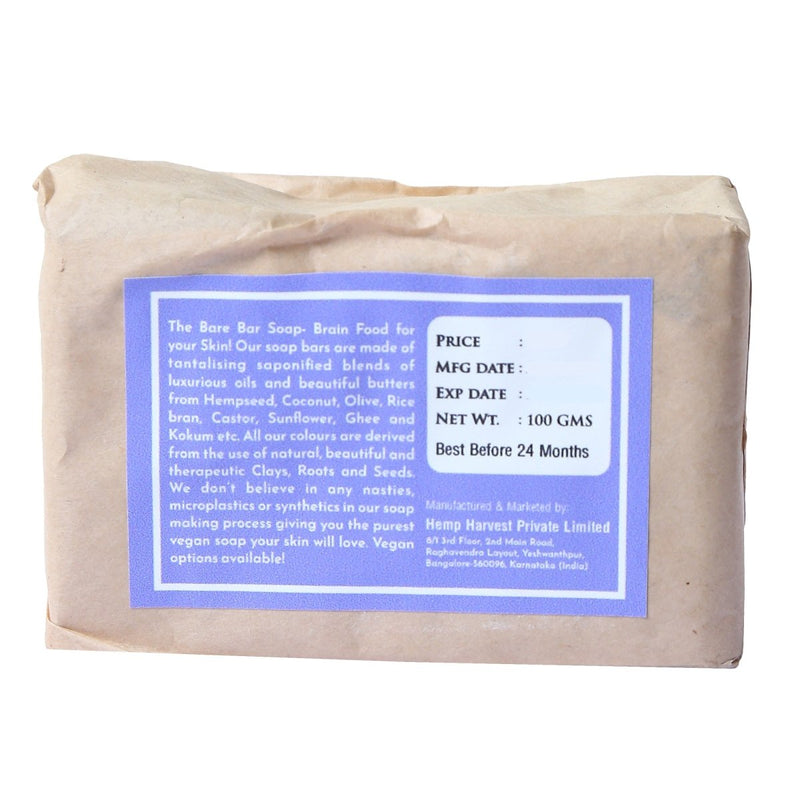 Buy Kashmiri Lavender Soap Bar | 100 Grams I For Normal & Oily Skin | Shop Verified Sustainable Body Wash on Brown Living™