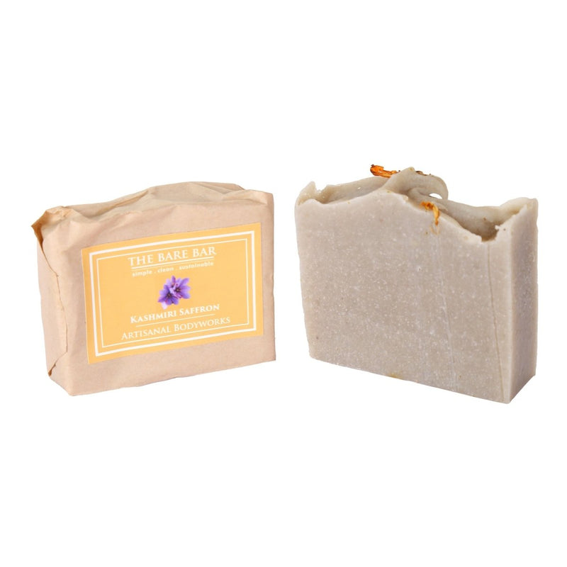 Buy Kashmiri Saffron Bar | Natural Soap Bar | Shop Verified Sustainable Products on Brown Living