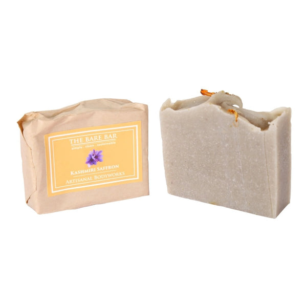 Buy Kashmiri Saffron Soap Bar | Shop Verified Sustainable Body Soap on Brown Living™