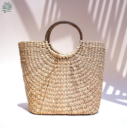 Kauna Grass Retro Tote Bag | Verified Sustainable by Brown Living™