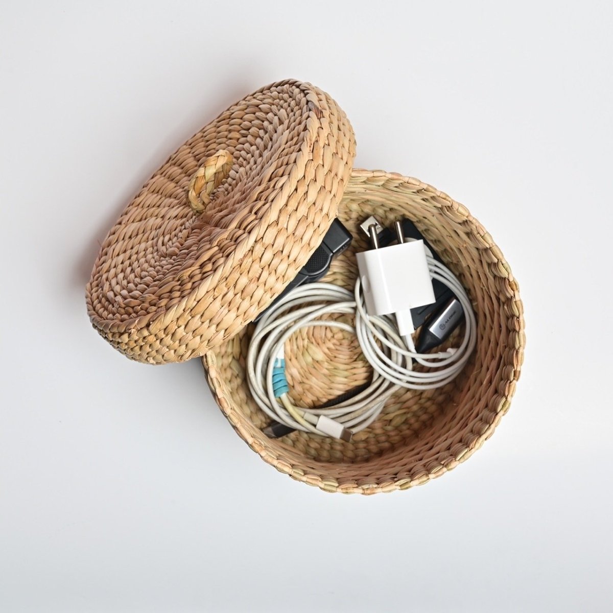 Kauna Grass Storage Box with Lid | Verified Sustainable by Brown Living™