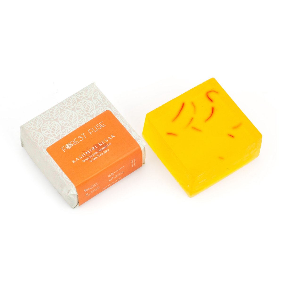 Kesar Soap with Almond Oil and Coconut Oil | Verified Sustainable by Brown Living™