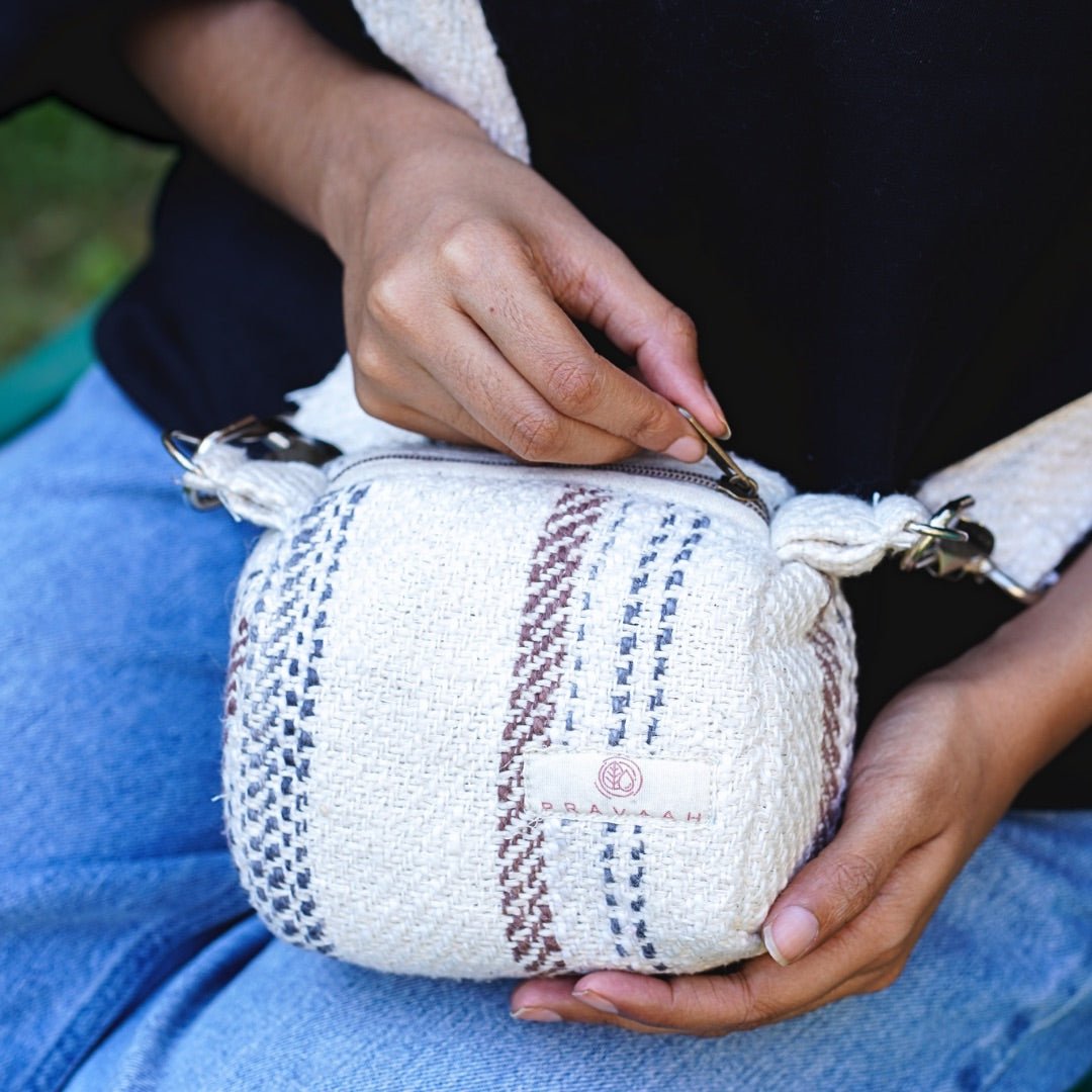 Kese Handwoven Cross Body Bag | Vegan | Verified Sustainable by Brown Living™