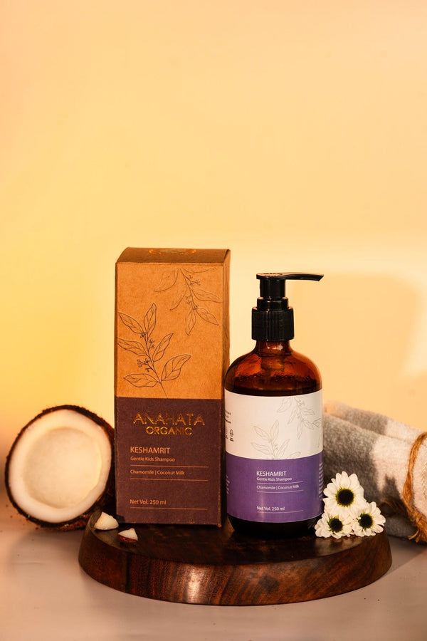 Keshamrit Chamomile Coconut Milk Gentle Kids Shampoo | Verified Sustainable Hair Shampoo on Brown Living™