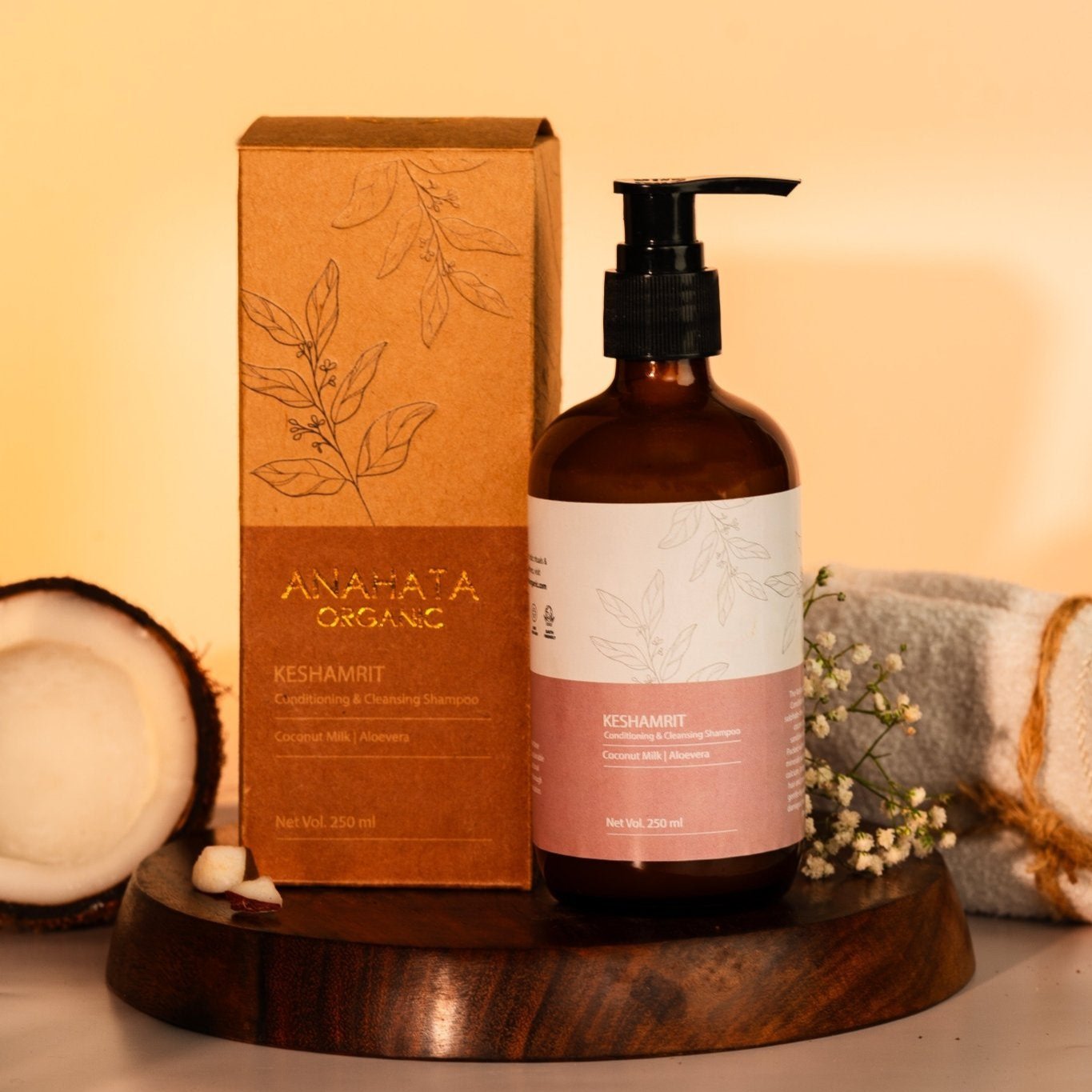 Keshamrit Coconut Milk Aloevera Conditioning & Cleansing Shampoo | Verified Sustainable by Brown Living™