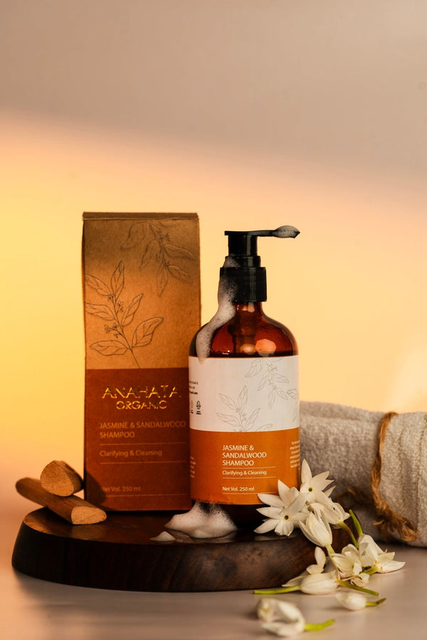 Keshamrit Jasmin Sandalwood Clarifying & Cleansing Shampoo | Verified Sustainable Hair Shampoo on Brown Living™