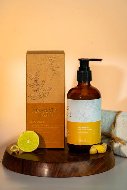 Keshmrit Lemon Anti Dandruff Shampoo | Verified Sustainable by Brown Living™