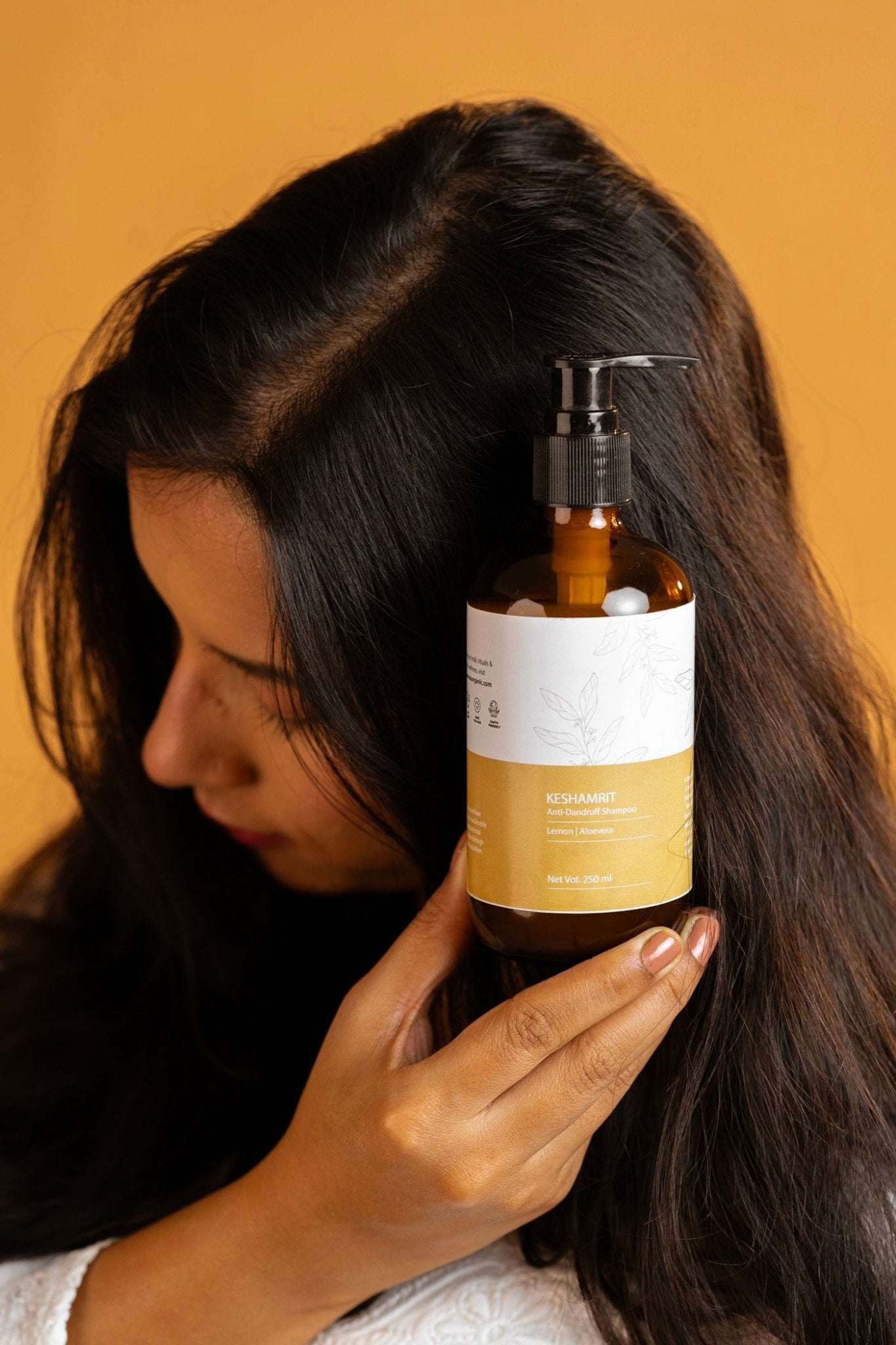 Keshmrit Lemon Anti Dandruff Shampoo | Verified Sustainable by Brown Living™