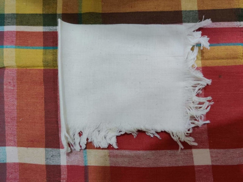 Buy Khadi Hand Towels With Frayed Edges | Shop Verified Sustainable Products on Brown Living