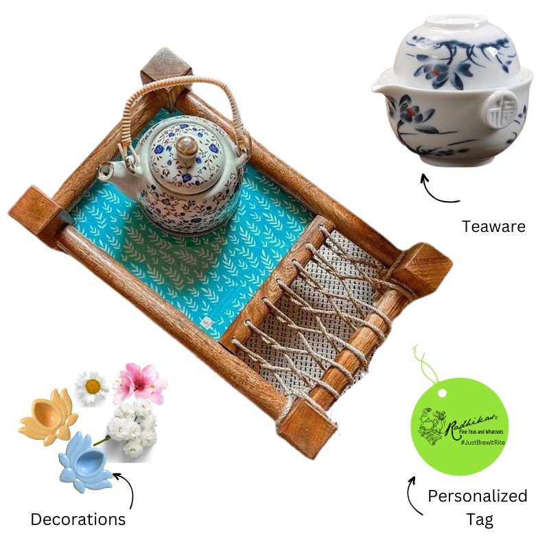 Khatiya & Teaware Festive Gifting Set | Verified Sustainable by Brown Living™