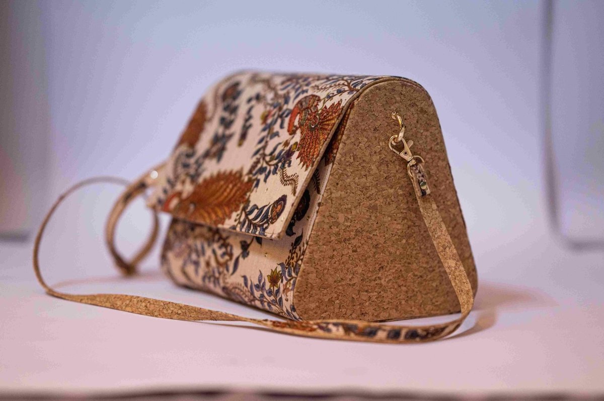 Kiah Crossbody Bag | Vegan Leather Bag | Biodegradable Cork and Cotton | Verified Sustainable by Brown Living™