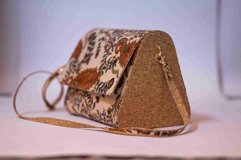Buy Kiah Crossbody Bag | Vegan Leather Bag | Biodegradable Cork and Cotton | Shop Verified Sustainable Womens Handbag on Brown Living™