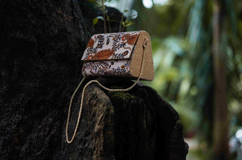 Buy Kiah Crossbody Bag | Vegan Leather Bag | Biodegradable Cork and Cotton | Shop Verified Sustainable Womens Handbag on Brown Living™