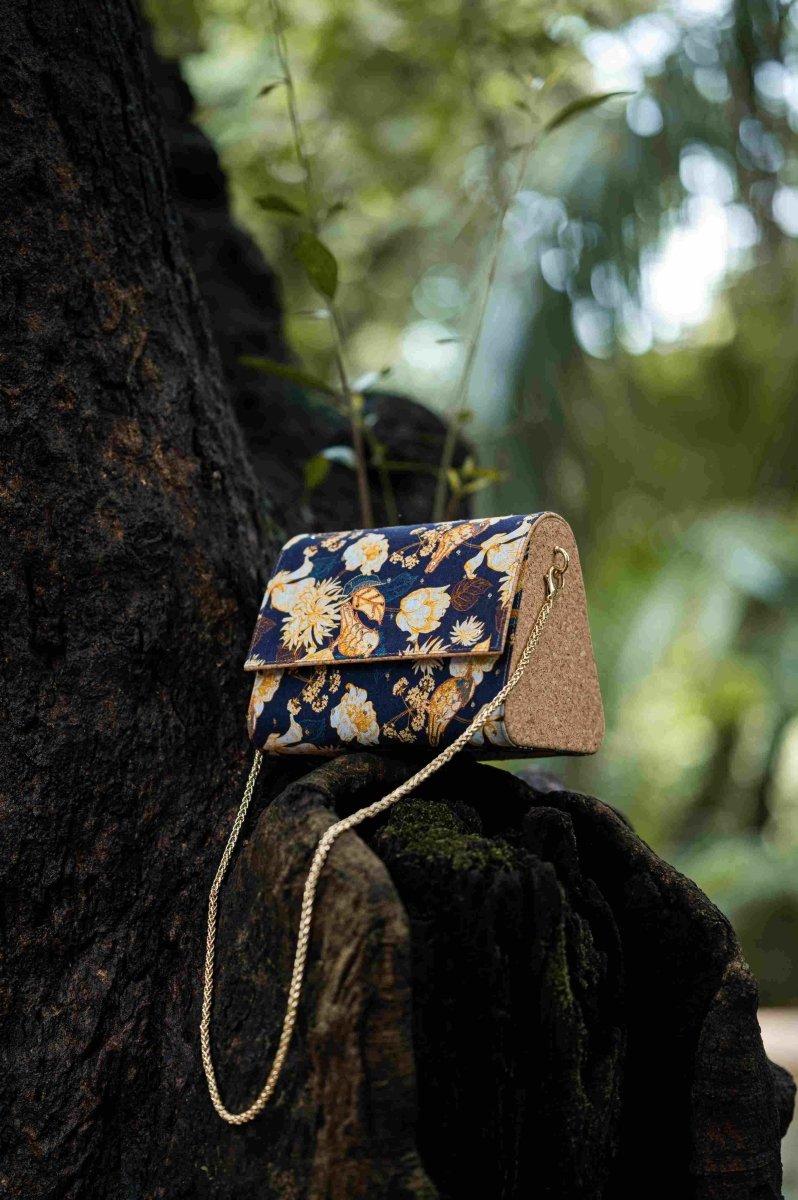 Buy Kiah Crossbody Bag | Vegan Leather Bag | Biodegradable Cork and Cotton | Shop Verified Sustainable Products on Brown Living