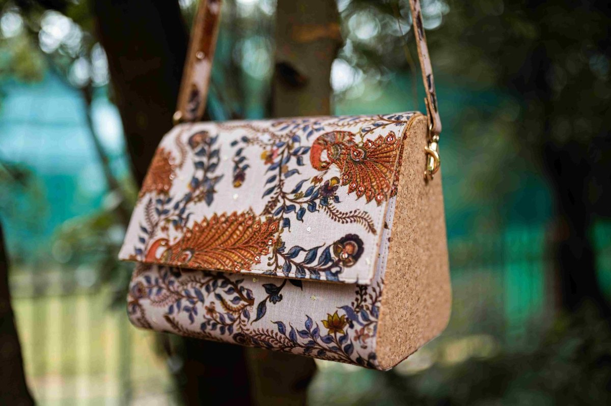 Kiah Crossbody Bag | Vegan Leather Bag | Biodegradable Cork and Cotton | Verified Sustainable by Brown Living™