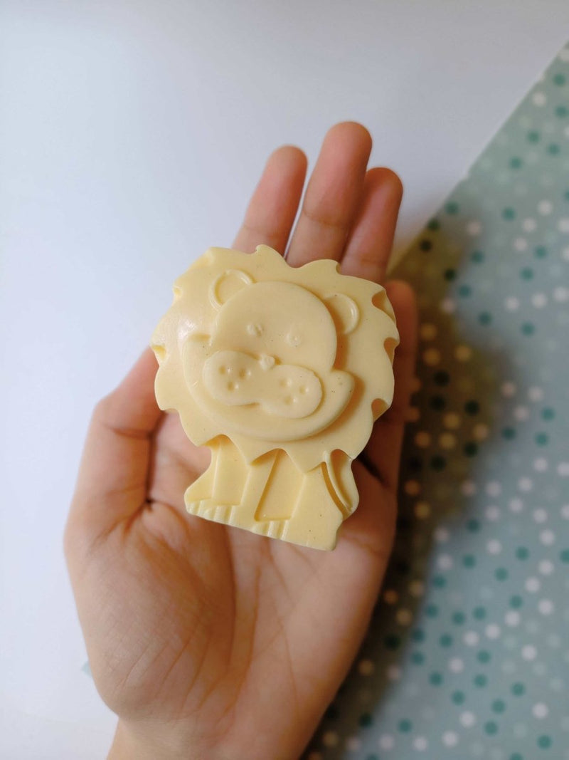 Buy Kids animals lion shaped cartoon goat milk shea butter soap 100 grams | Shop Verified Sustainable Products on Brown Living