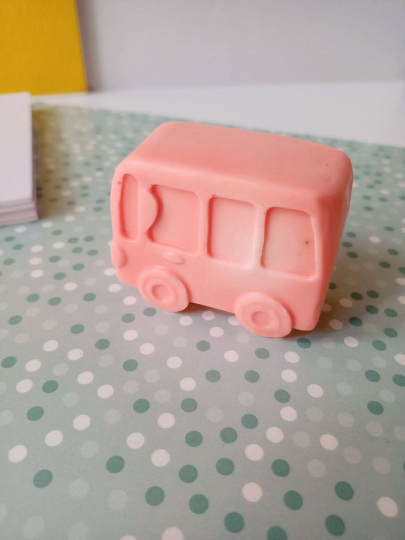 Buy Kids vehicle bus toy shaped goat milk shea butter soap bar 100 grams | Shop Verified Sustainable Products on Brown Living