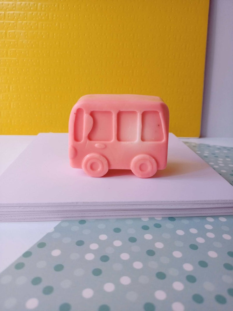 Buy Kids vehicle bus toy shaped goat milk shea butter soap bar 100 grams | Shop Verified Sustainable Products on Brown Living