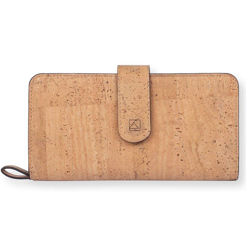 Buy Kim Clutch Wallet - Natural + Brown | Shop Verified Sustainable Womens Clutch on Brown Living™