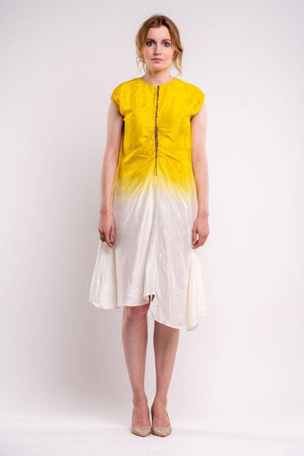 Buy Kintsugi Marigold Dress | Shop Verified Sustainable Womens Dress on Brown Living™