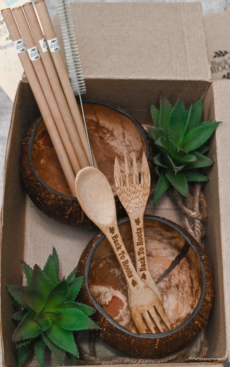 Buy Kitchen Kit | Coconut | Bamboo | Eco Friendly | 9 Unit Kit | Shop Verified Sustainable Cutlery Kit on Brown Living™