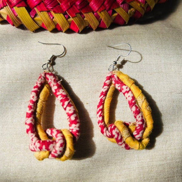 Kith Textile Earring | Handcrafted by Artisans | Verified Sustainable Womens earrings on Brown Living™