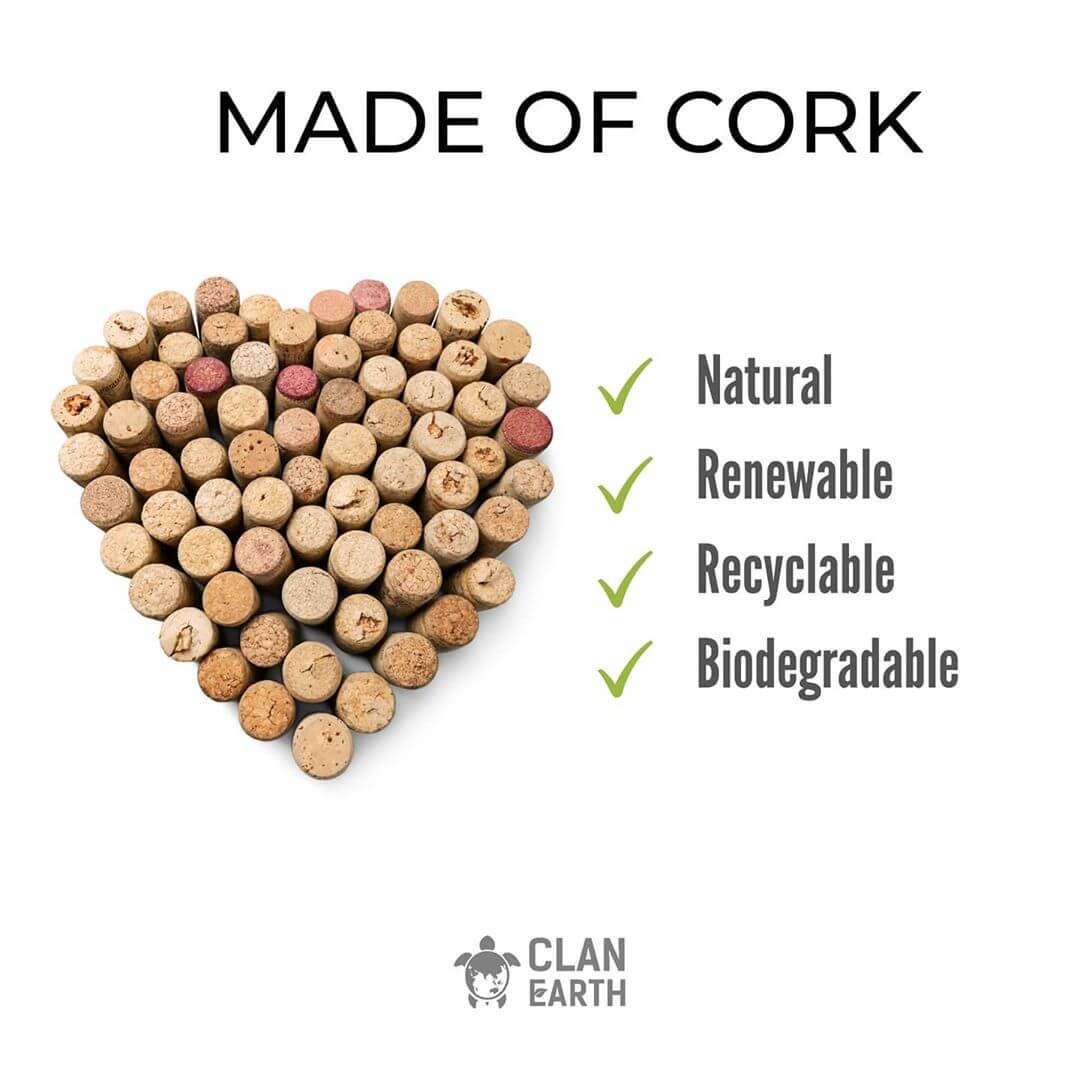 Kiwi Zip Wallet - Made of Cork - Tan | Verified Sustainable by Brown Living™