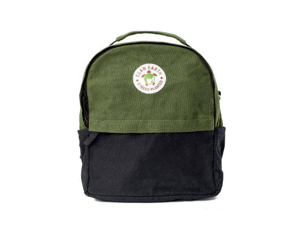 Buy Koala Olive Green & Charcoal Black - Everyday Carry Eco-Friendly Backpack | Shop Verified Sustainable Backpacks on Brown Living™