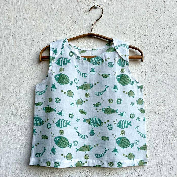 Buy Koi Jhabla Bag | Shop Verified Sustainable Kids Daywear Sets on Brown Living™