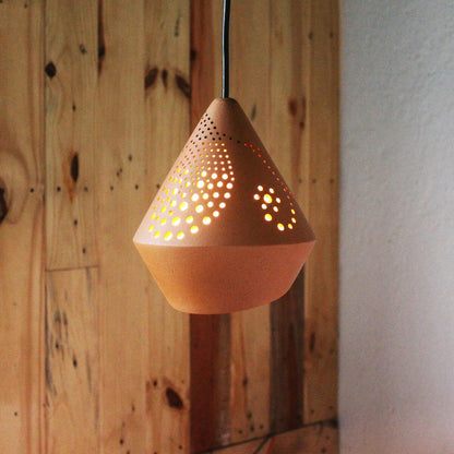 KONE L1 Handmade Terracotta Ceiling Light | Verified Sustainable by Brown Living™