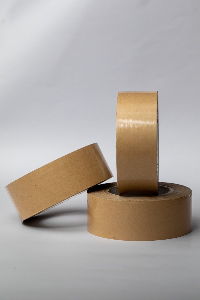 Kraft Paper Tape For Packing | 2 inch tape, 50 Meters | Pack Of 6 | Brown Eco - Friendly Tape | Verified Sustainable by Brown Living™