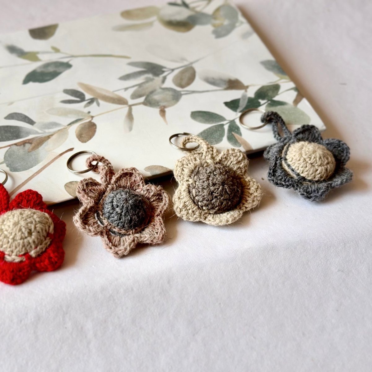 Kusum Keychains | Cruelty Free Wool | Verified Sustainable by Brown Living™