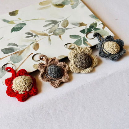 Kusum Keychains | Cruelty Free Wool | Verified Sustainable by Brown Living™