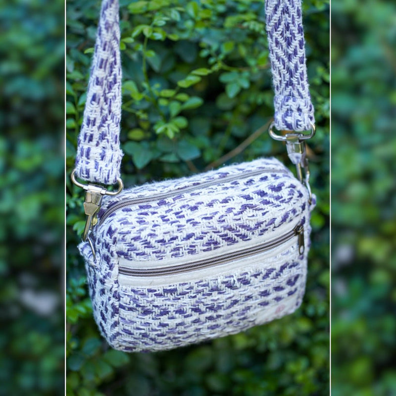 Buy Kys Organiser bag | Purple | Vegan | Shop Verified Sustainable Satchel Bag on Brown Living™