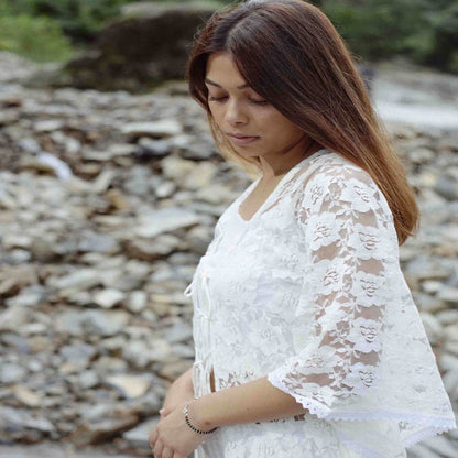 Lace Kaftan With Pants Bora - Bora | Verified Sustainable by Brown Living™
