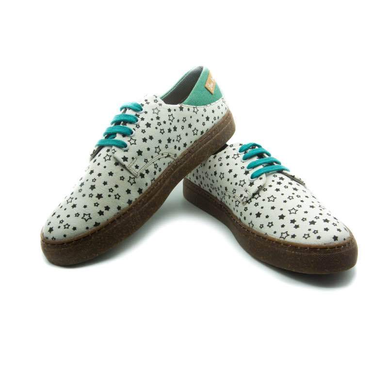 Buy Lace Up WhiteStar Eco-Friendly and Vegan Shoes For Women | Shop Verified Sustainable Womens Casual Shoes on Brown Living™
