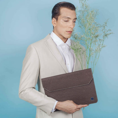 Lago Laptop Sleeve | Made with Pineapple Leather | Verified Sustainable by Brown Living™