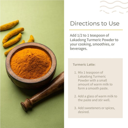 Lakadong Turmeric Powder for Strong Immunity | High Curcumin | 200g | Verified Sustainable by Brown Living™