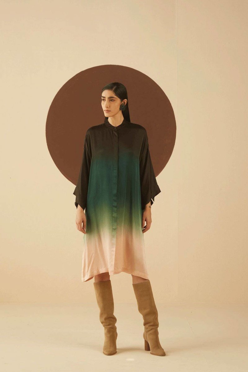 Buy Laurel Ombre Shirt Dress | Shop Verified Sustainable Products on Brown Living