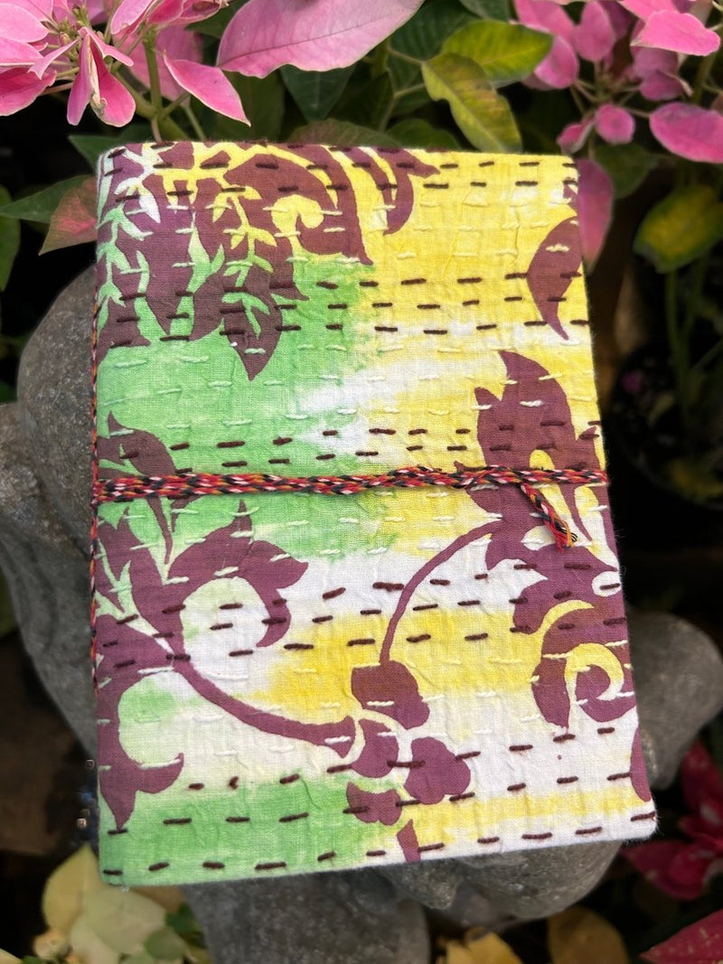 Buy Laurel- Upcycled Fabric Journal-Doori | Shop Verified Sustainable Notebooks & Notepads on Brown Living™