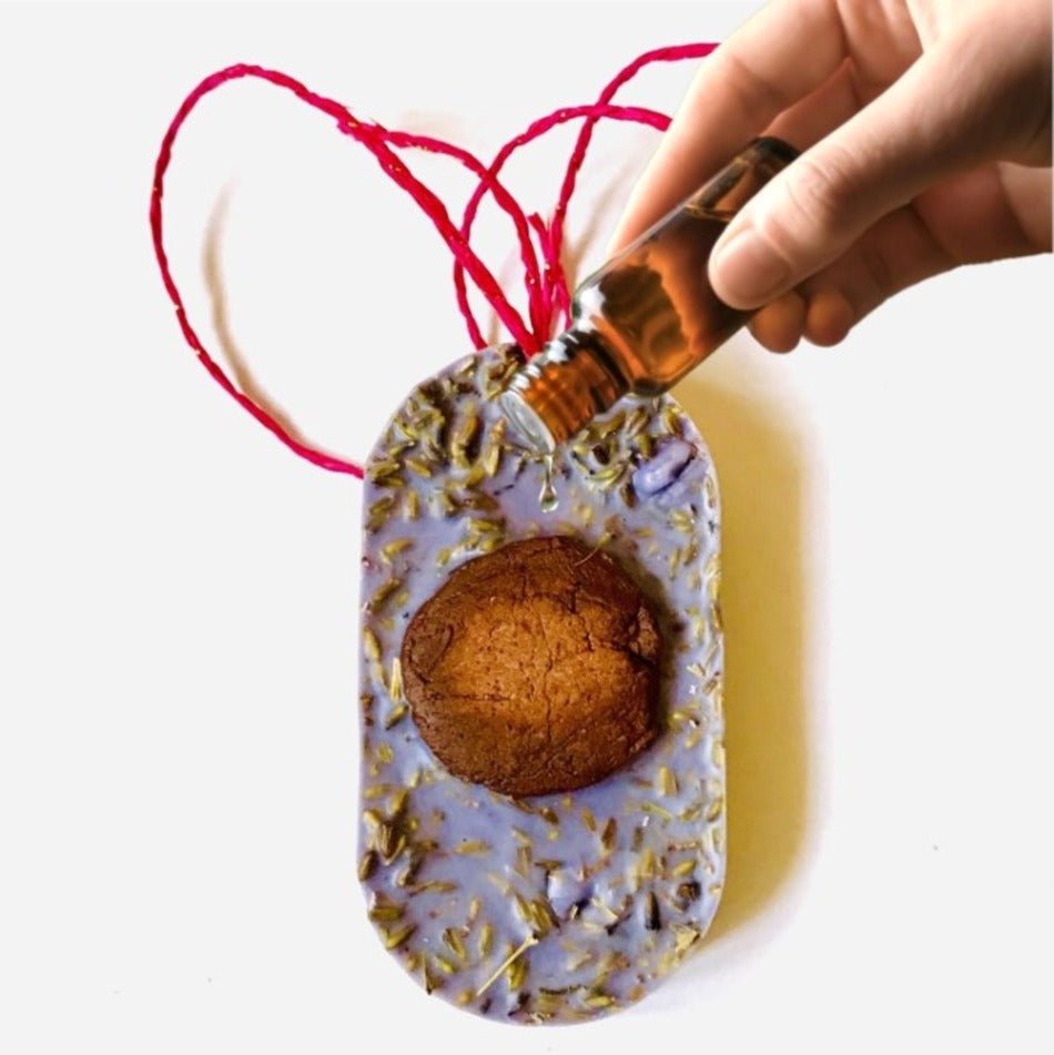 Lavender buds & fragrance oil infused Reusable Wardrobe freshener | Verified Sustainable by Brown Living™