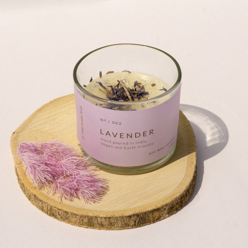 Lavender Fragrance Glass Jar Candles | Verified Sustainable Candles & Fragrances on Brown Living™