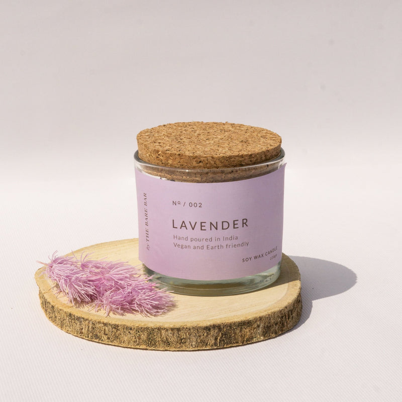 Lavender Fragrance Glass Jar Candles | Verified Sustainable Candles & Fragrances on Brown Living™
