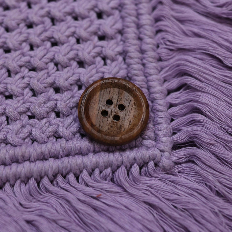 Lavender Macrame Mobile Sling Bag | Verified Sustainable Bags on Brown Living™