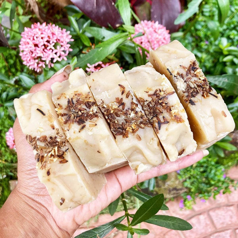 Buy Lavender-Oats Clay Bar - Vegan, Natural | Shop Verified Sustainable Body Soap on Brown Living™