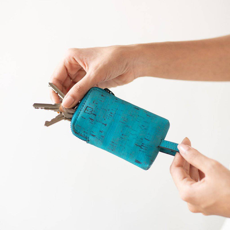 Buy Laya Key Case - Teal | Shop Verified Sustainable Products on Brown Living
