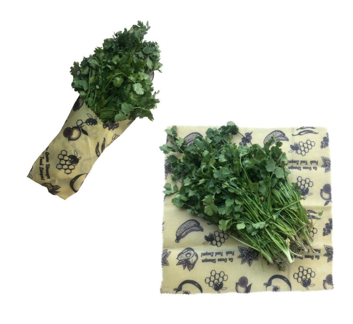 Leafy Large Beeswax Food Wrap - Set of 2 | Verified Sustainable by Brown Living™