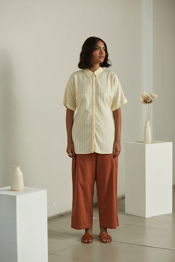 Buy Lemon Yellow Shirt | Womens Shirt | Shop Verified Sustainable Products on Brown Living