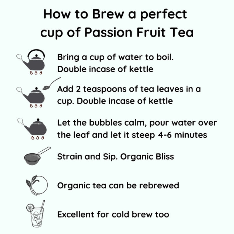 Buy Leo Passion Fruit Tea | Zodiac Tea Collection | 50 g | Shop Verified Sustainable Products on Brown Living